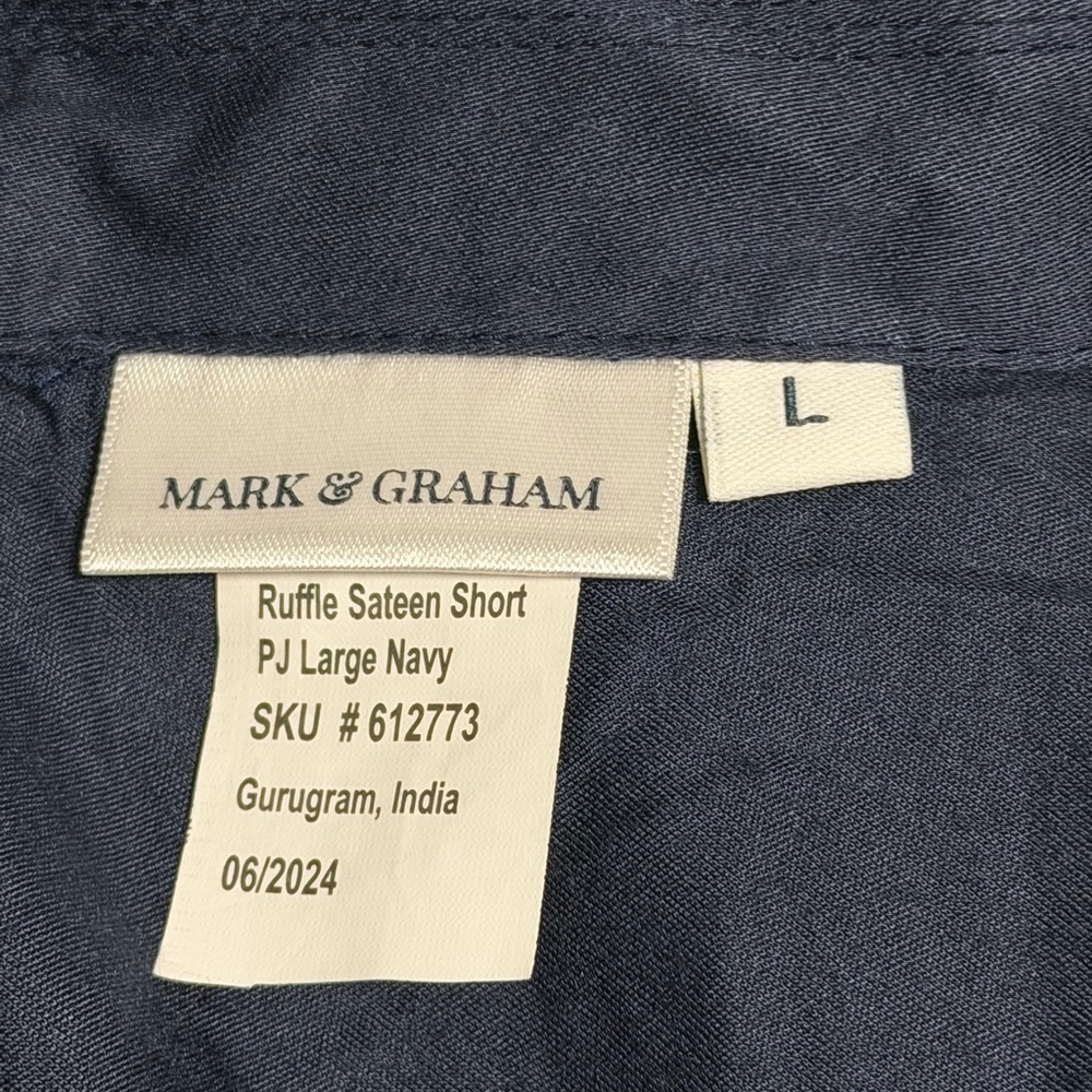 Mark & Graham Midnight Blue Women's Pajama Set - Picture 4 of 7